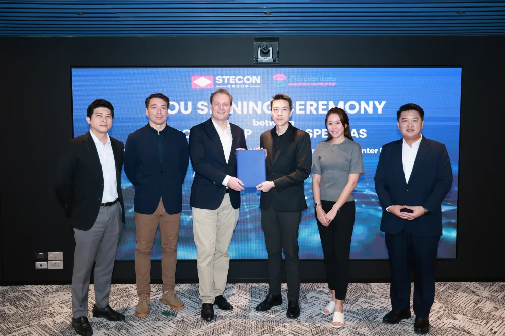 MOU ระหว่าง STECON GROUP กับ Asperitas