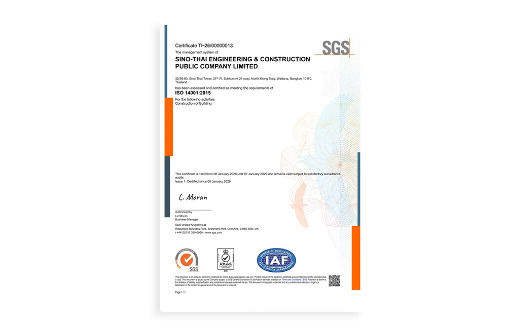 14001:2015 - มาตรฐานระบบการจัดการสิ่งแวดล้อม